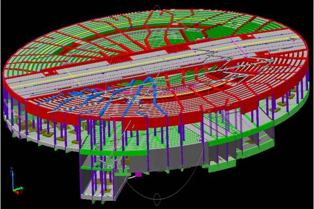 运用bim技术，对主体结构工程立体模拟演示